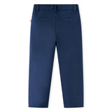 Vidaxl pantaloni per bambini con tubazioni nere 116 blu navy