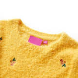 Vidaxl Children's Sweater strikket 104 oker -farget