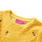 Vidaxl Children's Sweater strikket 116 oker -farget