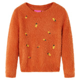 Vidaxl Children's Knitt 92 Oranjebruin