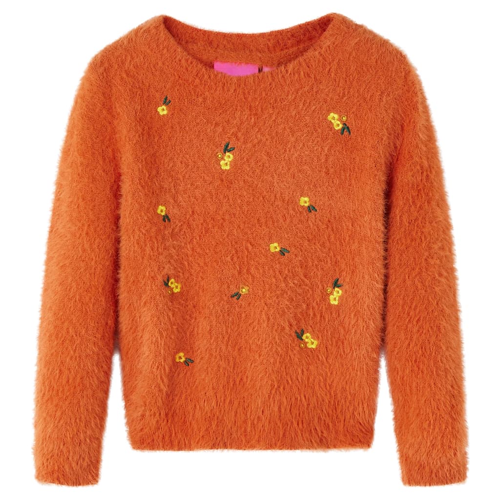 Vidaxl Children's Knited 116 Oranjebruin