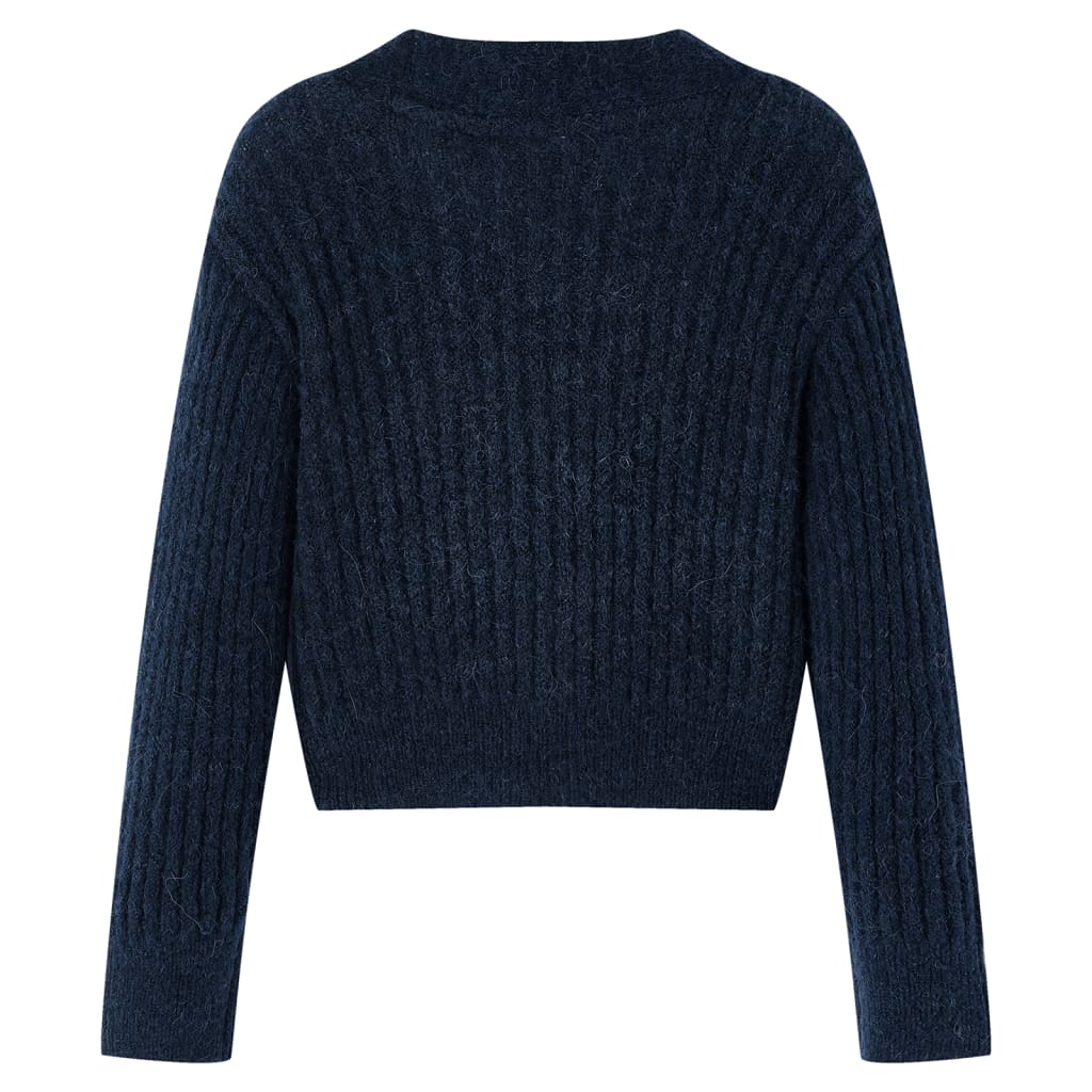 Vidaxl Children's Gite Knitted 92 Navy Blue