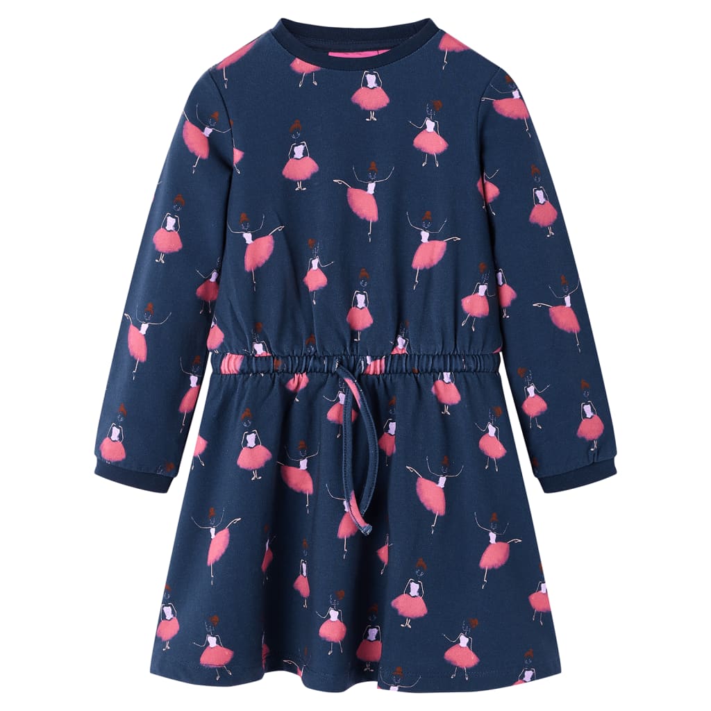 Vidaxl Robe pour enfants 116 bleu marine