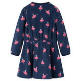 Vidaxl Robe pour enfants 116 bleu marine