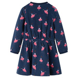 Vidaxl Children's Dress 128 Navy Blue