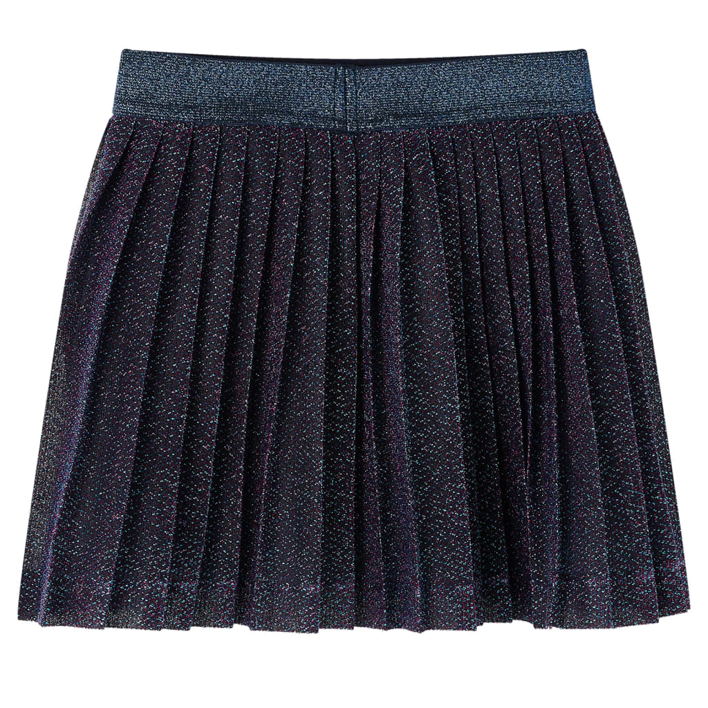 Vidaxl children's skirt with glitter 92 navy blue