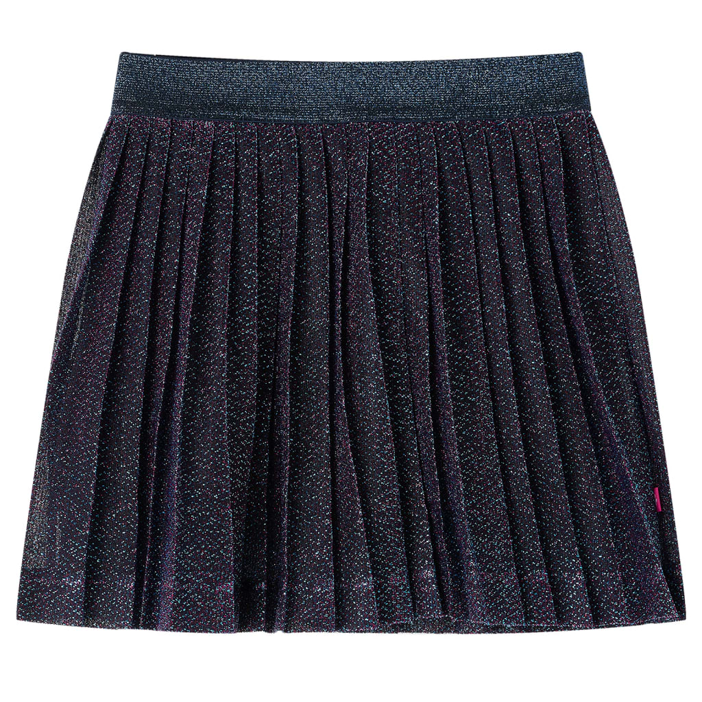 Vidaxl children's skirt with glitter 104 navy blue