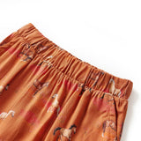 Vidaxl Children's Skirt 92 Cognac -farget