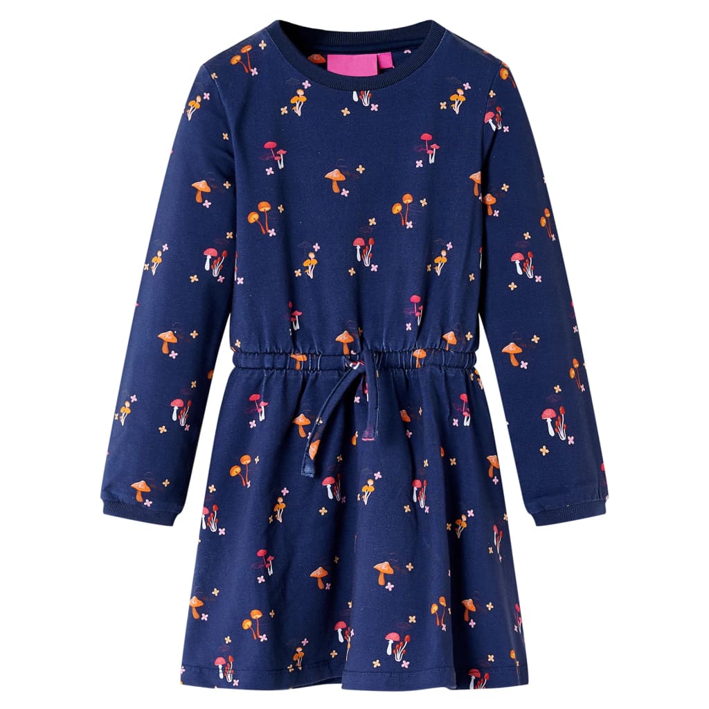 Vidaxl Dress per bambini 140 blu navy