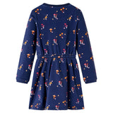 Vidaxl Dress per bambini 140 blu navy