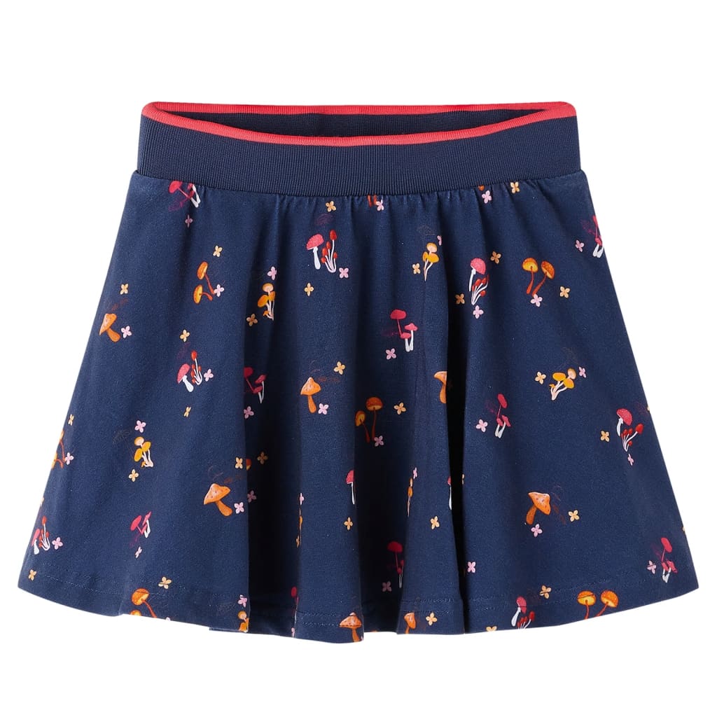 Vidaxl Skirt per bambini 128 blu navy