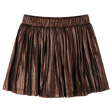 Vidaxl children's skirt with glitter 104 cognac colored