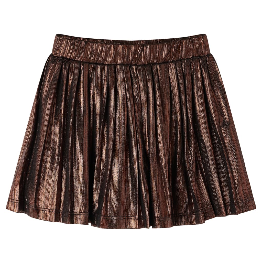 Vidaxl children's skirt with glitter 116 cognac colored