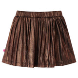 Vidaxl children's skirt with glitter 116 cognac colored