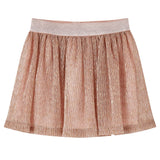 Vidaxl children's skirt with glitter 92 soft pink