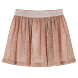 Vidaxl children's skirt with glitter 104 soft pink