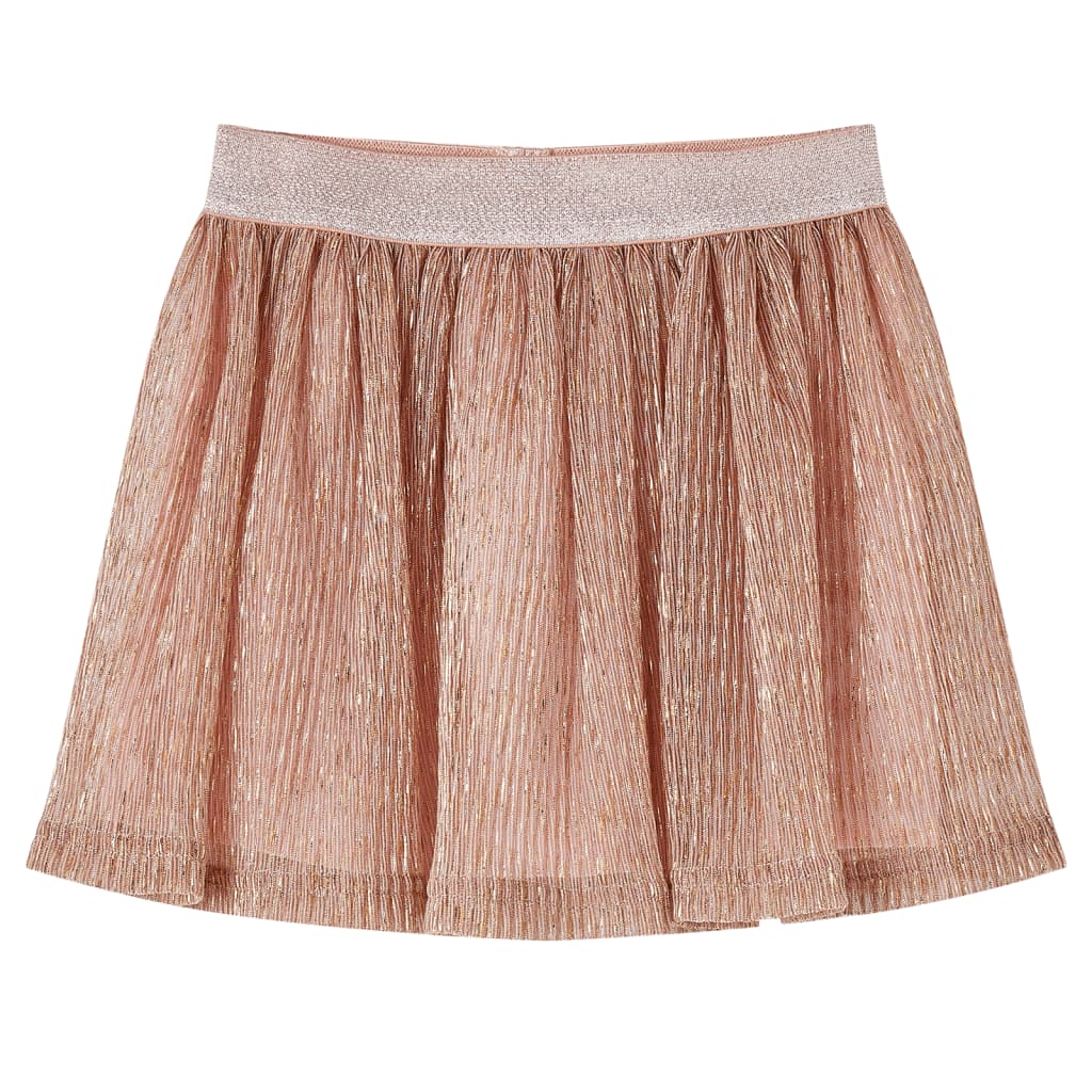 Vidaxl children's skirt with glitter 128 soft pink