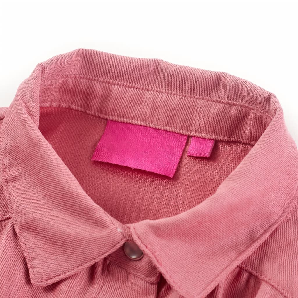 Blouse pour enfants vidaxl avec manches de lanterne 92 vieux rose