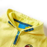 Vidaxl Children's Stupt With Hood and Zipper 128 Light Yellow