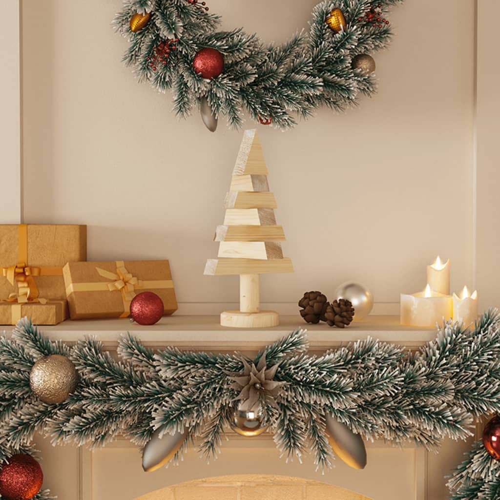 Décorations de Noël vidaxl arbre de Noël 2 pcs 30 cm Pine solide