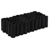 VidaXL dog poop bags 750 pcs 30x20 cm Polyethylene Black