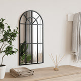 Vidaxl Wall Mirror Boog 30x60 cm Iron Black