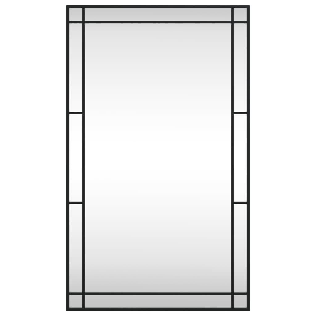 Vidaxl wall mirror rectangular 60x100 cm iron black