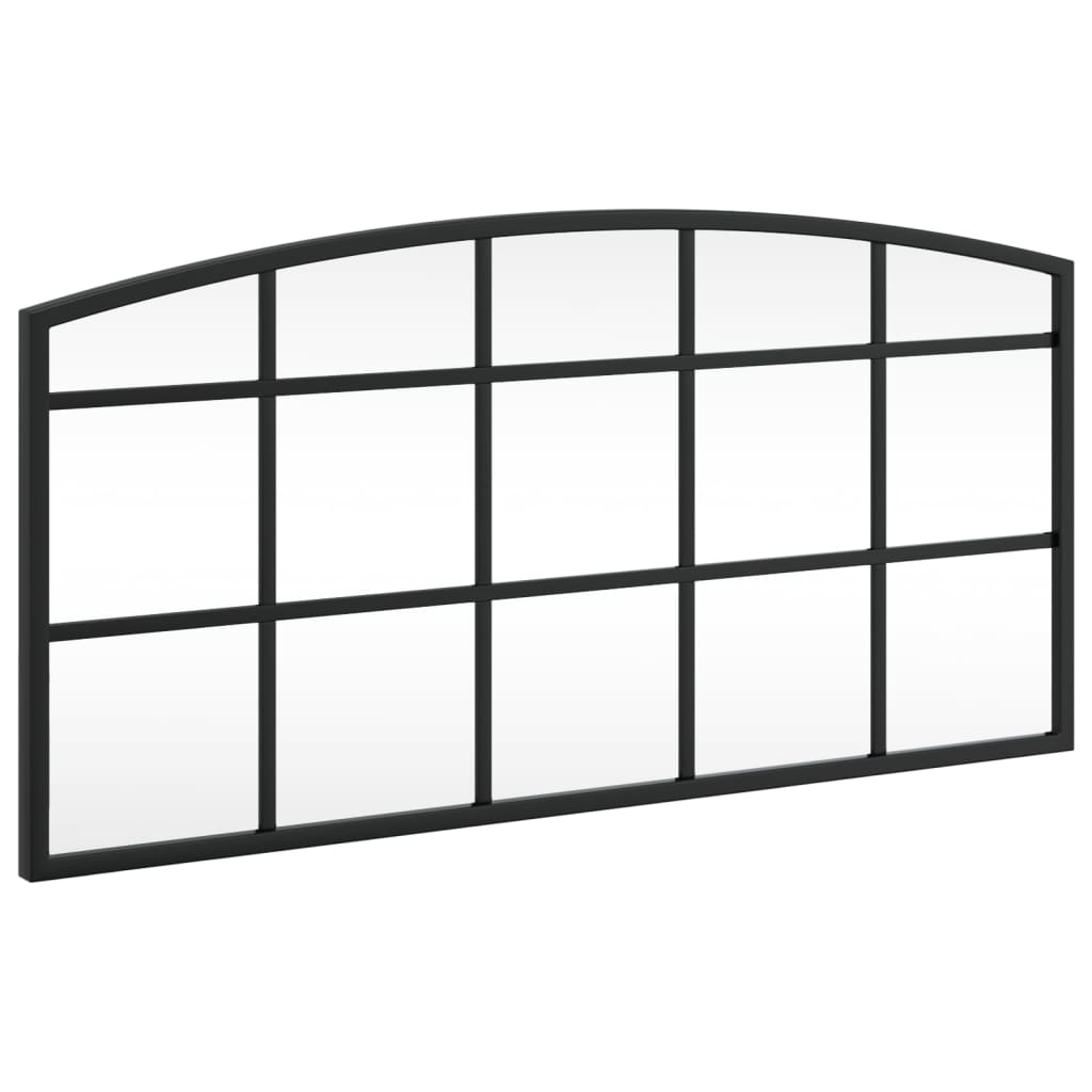 Vidaxl Wall Mirror Boog 60x30 cm Iron Black