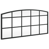 Vidaxl Wall Mirror Boog 60x30 cm jern svart