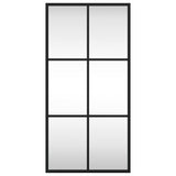 Vidaxl wall mirror rectangular 30x60 cm iron black