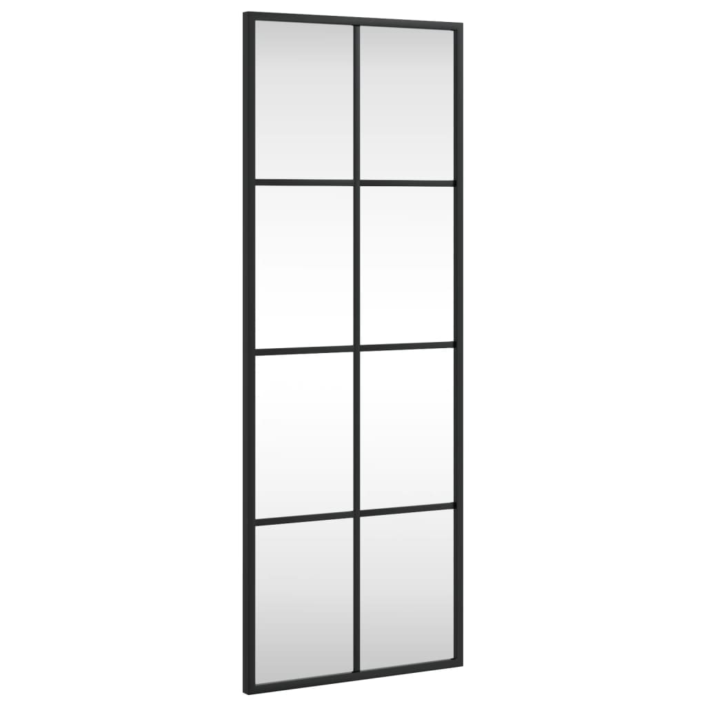 Vidaxl wall mirror rectangular 30x80 cm iron black