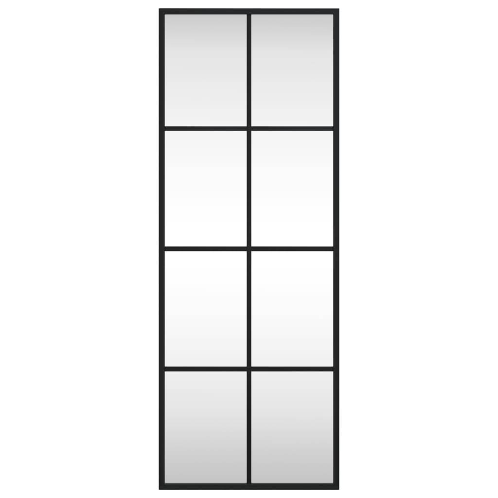 Vidaxl wall mirror rectangular 30x80 cm iron black