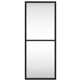 Vidaxl wall mirror rectangular 20x50 cm iron black