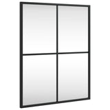 Vidaxl wall mirror rectangular 40x50 cm iron black