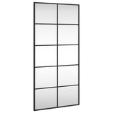 Vidaxl Mirror de pared rectangular 50x100 cm de hierro negro