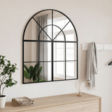 Vidaxl Wall Mirror Boog 80x40 cm jern svart