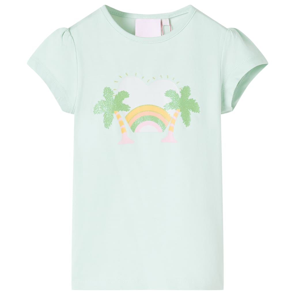 Vidaxl Camisa para niños 140 Light Mint