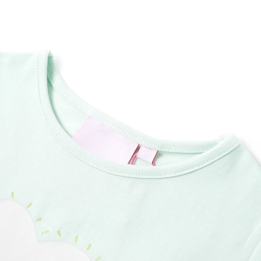 Vidaxl Children's Shirt 140 Light Mint