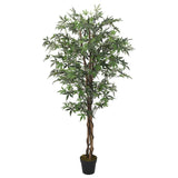 Vidaxl Artificiale Plant Maple Tree 224 Foglie 80 cm Verde