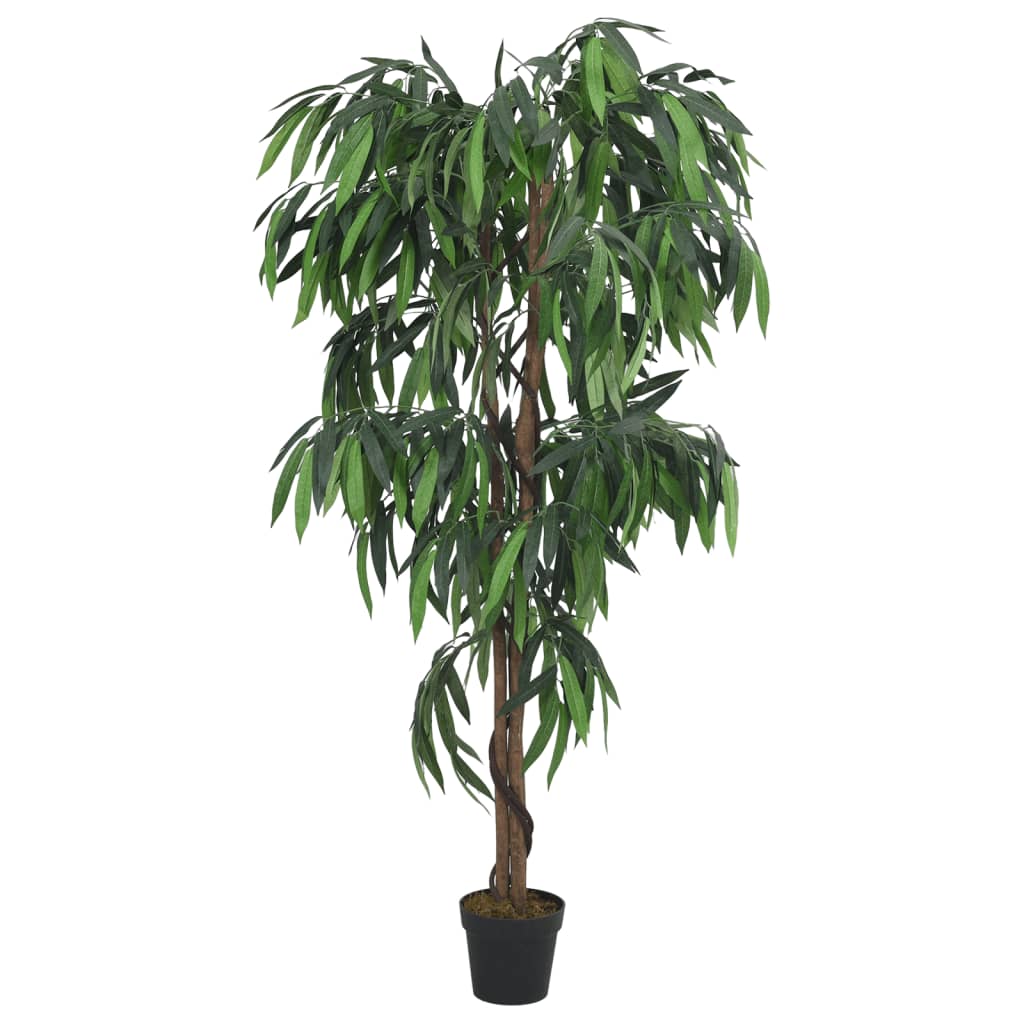 Vidaxl planta artificial mangoom 900 hojas 180 cm verde