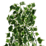 Vidaxl Kunsthang Plantas 12 ST 339 Hojas de 90 cm de verde y blanco