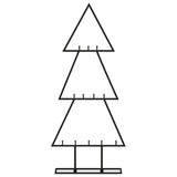 Vidaxl Décoration de Noël arbre de Noël 60 cm métal noir