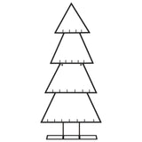 Vidaxl Christmas decoration Christmas tree 125 cm Metal Black