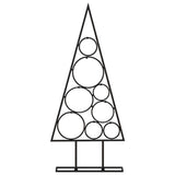 Vidaxl Weihnachtsdekoration Weihnachtsbaum 60 cm Metall Schwarz