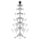 Vidaxl Christmas decoration Christmas tree 215 cm Metal Black