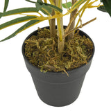 Vidaxl Artificial Plant Bamboo 368 lämnar 80 cm grön