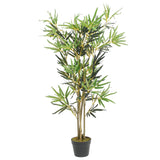 Vidaxl Bamboo per piante artificiali 552 foglie di 120 cm verdi