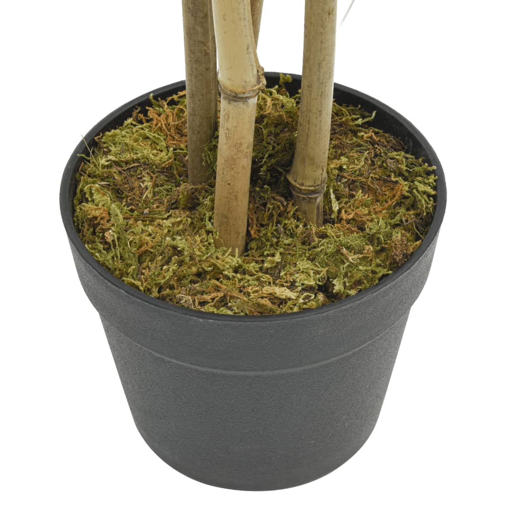 Vidaxl planta artificial bambú 552 hojas de 120 cm verde