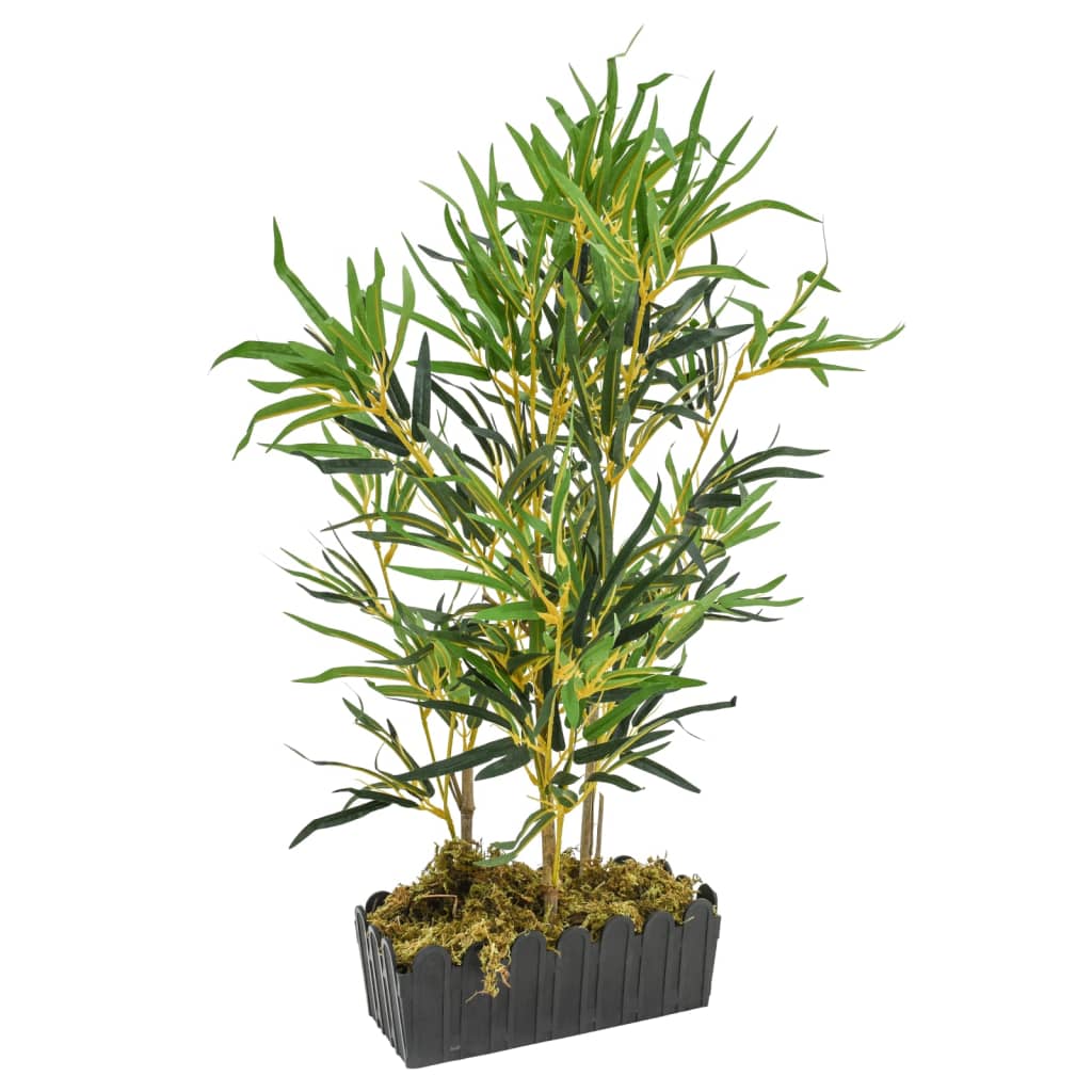 Vidaxl Bamboo plante artificielle 368 Feuilles 80 cm verts