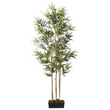 Vidaxl Artificial Plant Bamboo 1104 Blade 180 cm grøn